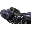 Drag Specialties Seats - Performance Predator 2-Up Seat - Extended Reach - Vinyl - Red Double Diamond Stitch