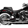 Drag Specialties Seats - Performance Predator 2-Up Seat - Vinyl - Double Diamond - Red Thread - FL '00-'17