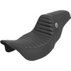 Saddlemen #SC80807T - Pro Series SDC Performance Seat - w/o Backrest - Tuck-n-Roll/Carbon Fiber - Gripper - FL '08-'23
