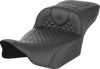 Saddlemen Roadsofa Seat - Dragon Scale Stitch - w/o Backrest - Extended Reach - FLTR/FLHX '23-'24