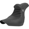 Saddlemen #SC81829TB - Pro Series SDC Performance Seat - w/ Backrest - Tuck-n-Roll/Carbon Fiber - Gripper - FLSB/FX '18-'24