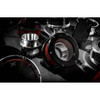 Feuling Parts #5474 - BA Air Cleaner Kit - Black/Clear with Red Filter - M8