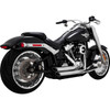 Vance & Hines #17335-22 - Shortshots Staggered Exhaust System - Chrome