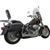 Bassani Xhaust #1S6C - 2-into-1 Ripper Exhaust System - Short - Chrome - Twin Cam Softails