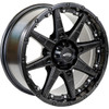 AMS #4751-046AS - Wheel - Roll'n 105 - Front/Rear - Black - 14x7 - 4/156 - 5+2