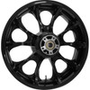 Coastal Moto #3D-LGO185SB - Wheel - Largo 3D - Rear - Single Disc/without ABS - Black - 18x7