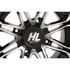 High Lifter #14HL03-1156 - Wheel - HL3 - Front/Rear - Gloss Black w/Machined - 14x7 - 4/156 - 4+3 (+5 mm)