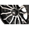 High Lifter #14HL21-1137 - Wheel - HL21 - Front/Rear - Gloss Black w/Machined - 14x7 - 4/137 - 4+3 (+10 mm)