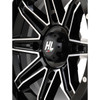 High Lifter #14HL22-1156 - Wheel - HL22 - Front/Rear - Gloss Black w/Machined - 14x7 - 4/156 - 4+3 (+10 mm)