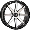 High Lifter #20HL10-1137 - Wheel - HL10 - Front/Rear - Gloss Black w/Machined - 20x7 - 4/137 - 4+3 (+10 mm)