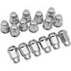 ITP #ALUG19BX - Lug Nuts - 60° Tapered - Chrome - M12 x 1.25 - 16 Pack