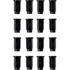 ITP #BLUG15BX - Lug Nuts - Flat - Black - M10 x 1.25 - 16 Pack