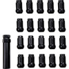 ITP #BLUG22BX - Lug Nuts - 60° Tapered - Black - M12 x 1.50 - Splined with Key - 20 Pack
