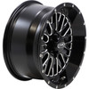 ITP #1422734731B - Wheel - Momentum - Front/Rear - Black/Milled - 14x7 - 4/110 - 4+3 (+10 mm)