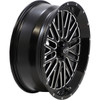 ITP #1822743731B - Wheel - Momentum - Front/Rear - Black/Milled - 18x6.5 - 4/156 - 4+2.5 (+10 mm)