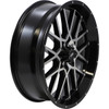 ITP #2022517546B - Wheel - Hurricane - Front/Rear - Black Machined - 20x6.5 - 4/137 - 4+2.5 (+10 mm)