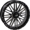 ITP #2222784731B - Wheel - Momentum - Front/Rear - Black/Milled - 22x6.5 - 4/137 - 4+2.5 (+10 mm)