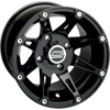 Moose Offroad - Wheel - 387X - Rear - Black - 12x8 - 4/136 - 4+4