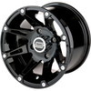 Moose Offroad - Wheel - 387X - Rear - Black - 12x8 - 4/136 - 4+4