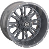 Moose Offroad - Wheel - 399X - Front - Gray - 14x7 - 4/156 - 4+3