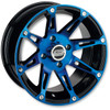 Moose Offroad - Wheel - 387X - Front - Anodized Blue/Black - 14x7 - 4/156 - 4+3