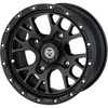 Moose Offroad - Wheel - 545X - Front/Rear - Black - 15x7 - 4/110 - 4+3