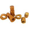 NO Toil #NTRK-002 - Rim Lock Nut/Spacer - Kit - Gold