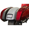 Paul Yaffe Bagger Nation #CRF-M8ST-LR-TB-B - The Fix Rear Fender - Black Frame Plate - Thunder Bolts - HD Softail '20-'23