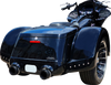 Bagger Nation #FPSFK-N-NO-5TB-B - Pro Street Rear Fender - Black Plate Frame - No Outlet