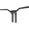 Performance Machine (PM) #0208-2195M-SMB - Phatbar & Riser Kit - Internal Wiring - 9" - Black Ops