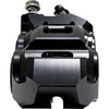 Performance Machine (PM) #0053-2957-MC - Caliper - 137 X 4B - Left - Black Anodized with Clear Bore Caps