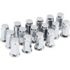 Raceline Wheels #RLUG-BX15C - Lug Nuts - Hex/Flat - M10 x 1.25/14 mm - 16 Pack