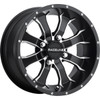 Raceline Wheels #A7757037-T-52 - Wheel - Mamba - Front/Rear - Black/Machined - 15x7 - 4/137 - 5+2