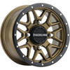 Raceline Wheels #A94BZ-57056+10 - Wheel - Krank - Simulated Beadlock - Front/Rear - Bronze - 15x7 - 4/156 - 5+2 (+10 mm)