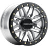 Raceline Wheels #A91MA-57056+10 - Wheel - Ryno - Beadlock - Front/Rear - Machined/with Black Ring - 15x7 - 4/156 - 5+2 (+10 mm)