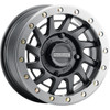 Raceline Wheels #A12BG-57056+38 - Wheel - Squad - Front/Rear - Black/with Gun Metal Gray Ring - 15x7 - 4/156 - 6+1 (+38 mm)