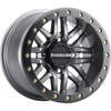 Raceline Wheels #A91G-51056-55 - Wheel - Ryno - Beadlock - Rear - Gun Metal Gray/with Black Ring - 15x10 - 4/156 - 5+5