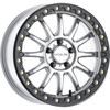 Raceline Wheels #A14SB-77012+25 - Wheel - Alpha - Front/Rear - Hyper Silver/with Black Ring - 17x7 - 5/4.5 - +25 mm