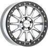 Raceline Wheels #A14SB-77012+40 - Wheel - Alpha - Front/Rear - Hyper Silver/with Black Ring - 17x7 - 5/4.5 - +40 mm