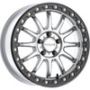 Raceline Wheels #A14SB-77037+40 - Wheel - Alpha - Front/Rear - Hyper Silver/with Black Ring - 17x7 - 4/137 - +40 mm