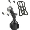 RAM Mounts #RAP-B-299-4-UN10U - X-Grip® Large Phone Mount with Stubby™ Cup Holder Base
