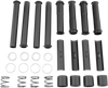 Pushrod Tube Kit - Black - Big Twin