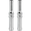 Arlen Ness #03-632 - Pushrod Tube Cover Kit - 10 Gauge® - Chrome - Twin Cam