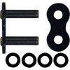 RK #BL530ZXW-RL - 530 ZXW - Connecting Link - Rivet - Black Scale