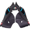AGV #201850005623GXL - Pista GP RR Cheek Pads - Gray/Cyan - XL