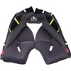 AGV #2018500056499XL - Pista GP RR Cheek Pads - Gray/Yellow - XL