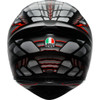 AGV #2118394003-044-S - K1 S Helmet - Lyzard - Matte Black/Gray/Red - Small