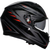 AGV #2118381004-021-XXL - K3 Helmet - Syth - Black/Red - 2XL
