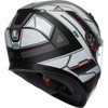 AGV #2118381004-019-XXL - K3 Helmet - Rivia - Matte Black/White - 2XL