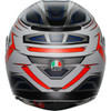 AGV #2118381004-020-XL - K3 Helmet - Space - Matte White/Red Fluo - XL